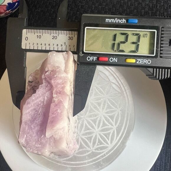 Large Raw Natural Kunzite Crystal‎ Freeform (#2) - Picture 10 of 12